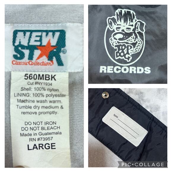 VTG Kid Rock Tour Jacket L 1999 Blk Top Dog Records Snap Front Nylon Streetwear - Picture 8 of 10